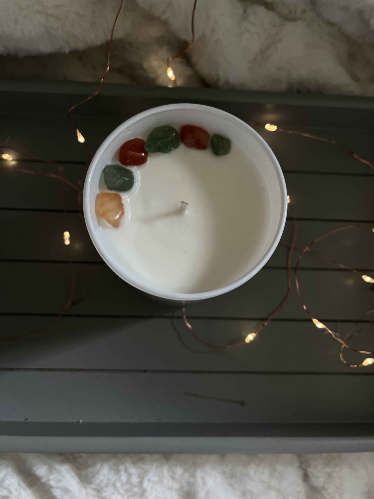 Calm Crystal Infused Candle